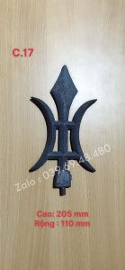 Chông gang đúc 17