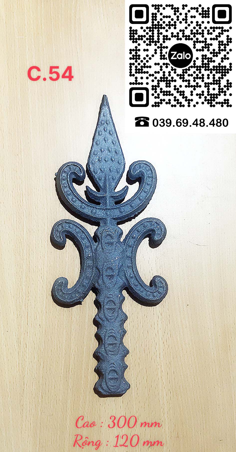 Chông gang đúc 54 Chông gang đúc 54