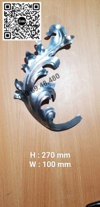 Hoa thép dập mỹ nghệ